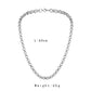 Hip Hop Simple Stainless Steel NK Cuban Chain Necklace Versatile Fashion Men's Single Chain Jewelry Male