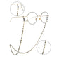 Jewelry Double Layer Acrylic Black Diamond Copper Bead Chain Glasses Chain Fashion Glasses Mask Accessories Female