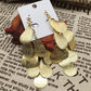 Frosted water drop nine-piece ear clips can be worn with or without ear holes, rubber ear pads are provided