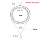 Jewelry Aluminum Alloy Thick Chain Key Hemp Rope Lock Necklace Ladies Versatile Multilayer Geometric Necklace