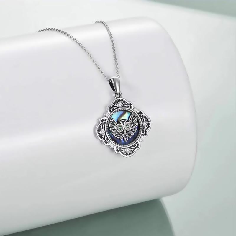 Explosive Jewelry Cute Animal Owl Necklace Female Retro Fashion Children's Pendant Jewelry