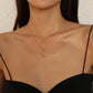 N9125 Sun Moon Pendant Necklace Niche Ladies Fashion Necklace Hong Kong Light Luxury Simple Clavicle Chain
