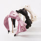 F3754 Temperament Super Fairy Headband Simple Candy Color Bow Hair Accessories Slim and Exquisite Headband