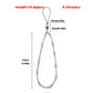 Jewelry Transparent Rice Beads Pink Crystal Beads Contrasting Color Mobile Phone Chain Fashion Trendy Mobile Phone Ornament