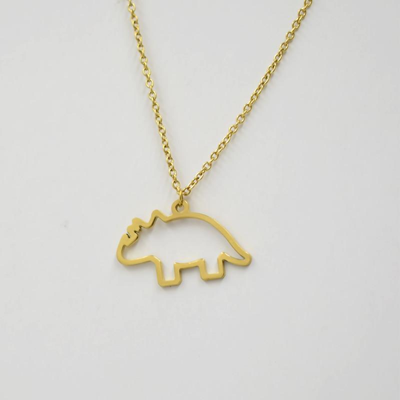 Animal jewelry creative small animal love rhinoceros necklace female