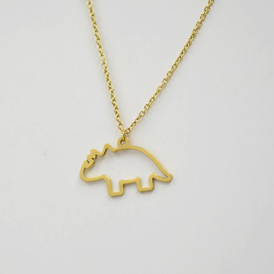 Animal jewelry creative small animal love rhinoceros necklace female