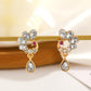 New Chinese style peacock earrings female retro fashion light luxury inlaid zircon phoenix earrings stud earrings national tide earrings