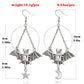 Jewelry ins geometric large ring Batman pendant earrings ear hook female earrings high-end niche