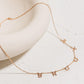 DIY Small Letter Necklace Personalized Name Necklace Female Stainless Steel Jewelry