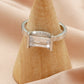 Ins cold zircon opening love ring super fairy fashion star letter hollow index finger ring net red