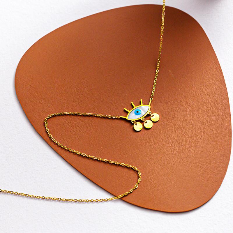 Explosive Angel Eyes Pendant Necklace ins Devil Eyes Necklace