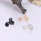 Simple Shiatsu Slimming Earrings Women's Fashion Tight Hoop Curse Monkey King Ear Clip No Pierced Earrings