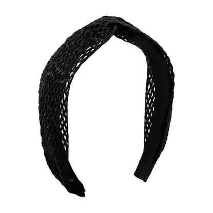 F454 Bohemian leisure vacation fashion headband weaving hollow out going out knotted creative personality headband