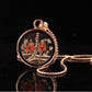 Fashion Pop Jewelry Handmade Lace Dried Flower Pendant Necklace Glass Clavicle Chain
