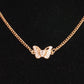 Jewelry Trend Single Butterfly Pendant Necklace Simple Fashion Versatile Women's Necklace