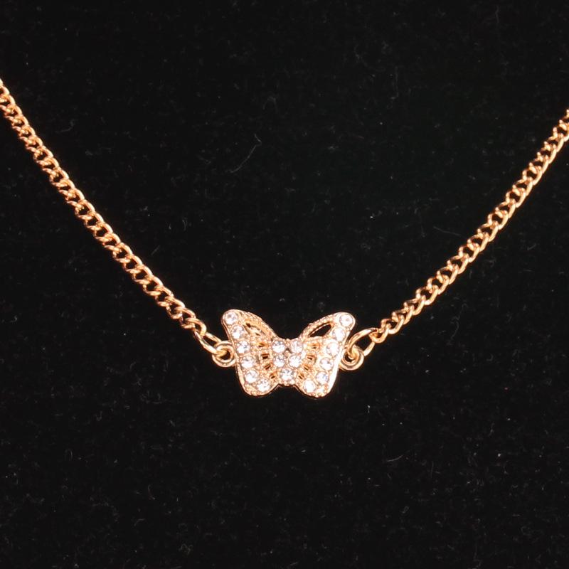 Jewelry Trend Single Butterfly Pendant Necklace Simple Fashion Versatile Women's Necklace
