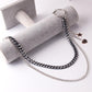Jewelry drop oil letter pendant double chain metal ring accessories trend men and women body chain