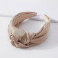 F3784 Simple Fabric Knotted Headband Elegant Fragrance Temperament Headband Retro Rhinestone Hair Accessories for Women