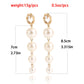Jewelry ins high sense long tassel imitation pearl babes earrings high quality