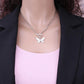 Jewelry niche retro butterfly necklace female amazo direct supply