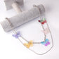 Trendy Street Retro Double Layer Resin Butterfly Pants Chain Hip Hop Beads Hanging Chain Belt Clothing Accessories