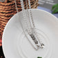 European simple double layered bohemian layered necklace fishbone armband aircraft chain disc sequin necklace