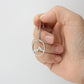 Hollow Mountain Necklace Round Mountain Charm Titanium Steel