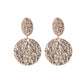 Fashion Exaggerated Earrings Personality Round Stud Earrings Women's Versatile Bohemian Earrings