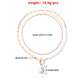 Jewelry Temperament Short Shaped Pearl Pendant Necklace Female Creative Trend Double Bead Necklace