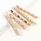 F122 street shooting with the same fashion color diamond clip five-piece hair accessories set hair clip