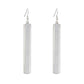 Vintage Long Bar Earrings Trimmed Frosted Earrings Metal Punk Earrings Jewelry