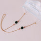 Jewelry fashion simple fur ball mask rope crystal stone anti-lost metal chain glasses chain