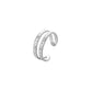 Simple ins stainless steel opening hammer pattern adjustable ring retro fashion design versatile ladies ring
