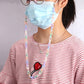 Children's hanging neck acrylic glasses chain anti-lost lanyard temperament mask chain hanging chain