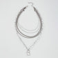 N915 Fashion Chain Necklace Personality Exaggerated Net Red Lock Pendant Necklace Street Shoot Punk Necklace Female