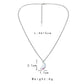 Personalized creative short moon crystal zircon pendant ins cold necklace clavicle chain female