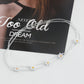 Jewelry ins transparent rice beads daisy sun flower small fresh leg chain accessories female beach leg ring