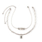 Jewelry creative pop all-match punk metal prickly padlock necklace collarbone chain