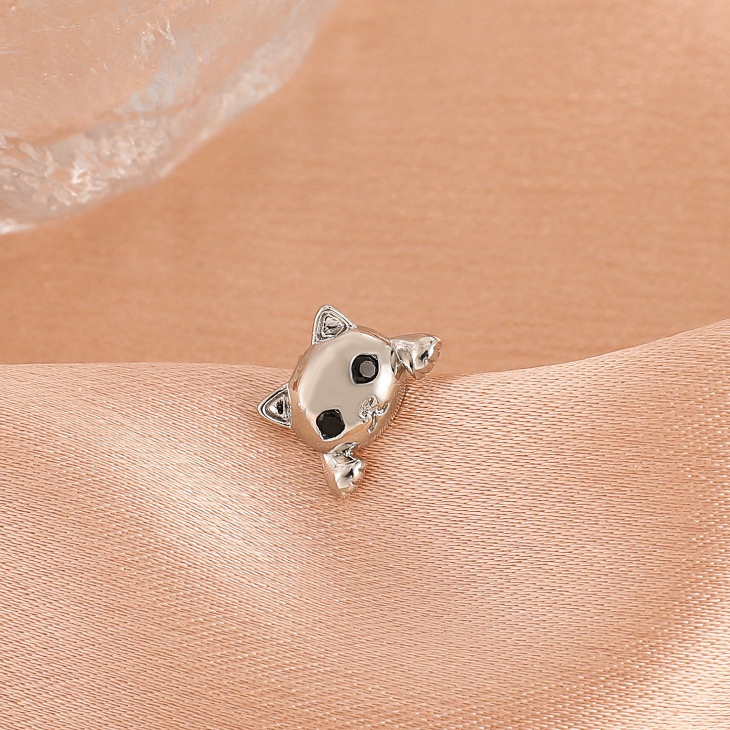 Cute Cat Earrings Female Retro Fashion Niche Design Simple Playful Animal Earrings Earrings