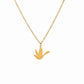 Stainless Steel Bird Pendant Necklace Female Peace Pigeon Clavicle Chain Animal Pendant Simple