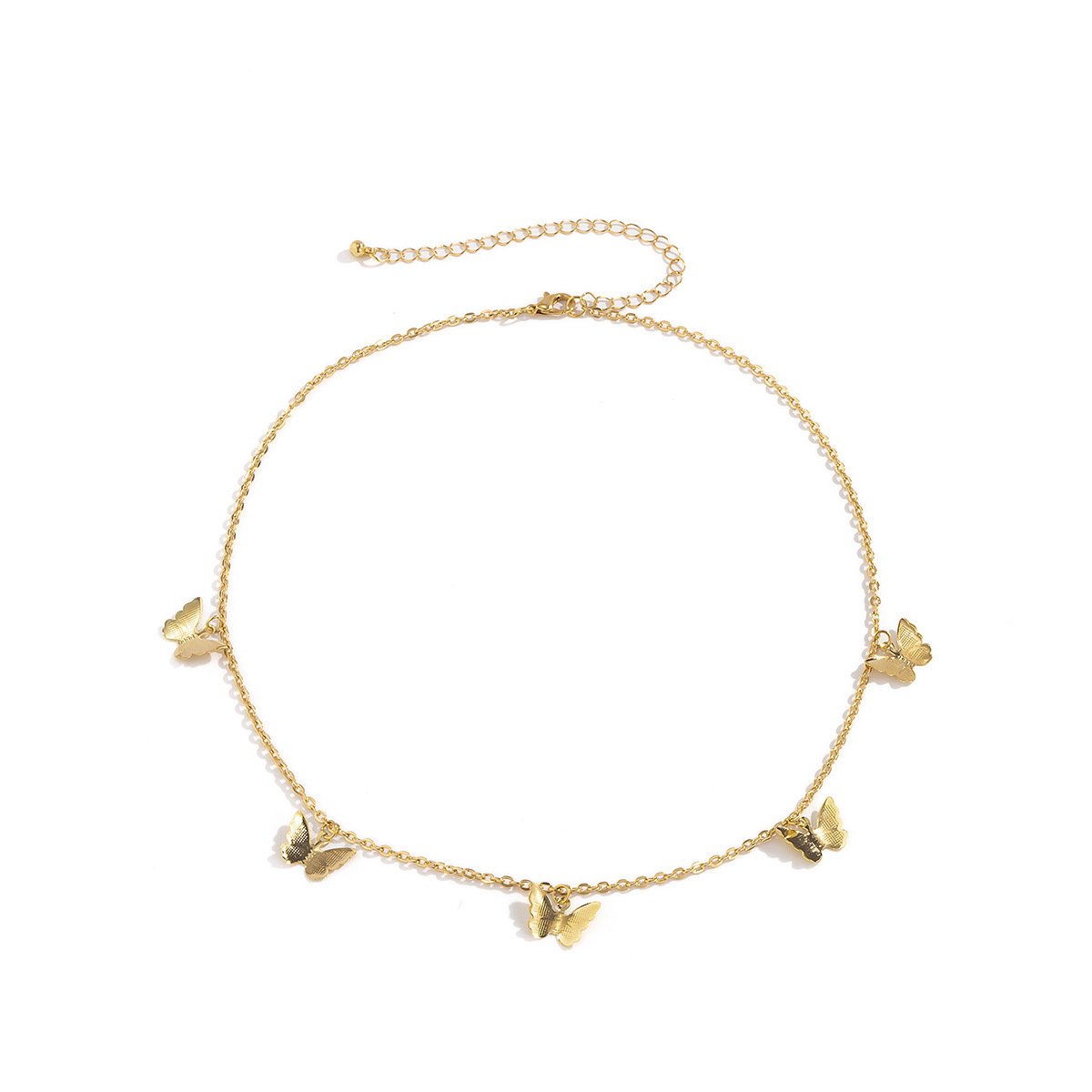 Jewelry Sexy Simple Geometric Butterfly Tassel Leg Chain Temperament Trendy Single Layer Body Chain Female