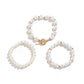 Jewelry baroque special-shaped imitation pearl OT buckle bracelet female simple beaded niche all-match jewelry