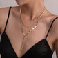 Jewelry Long Pendant Snake Bone Chain Necklace Women's Fashion Personality Trend Multi-layered Necklace