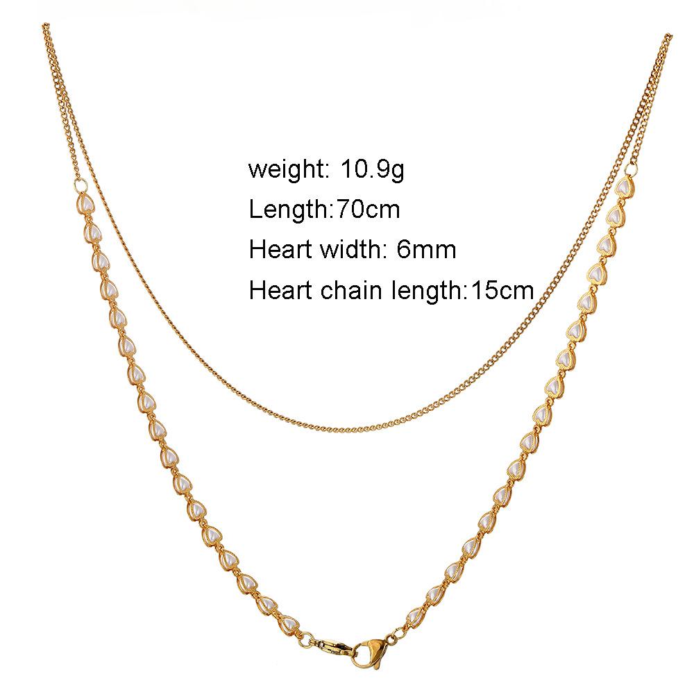 Mask anti-lost hanging chain fashion retro love pearl multi-purpose sweater chain mask glasses chain