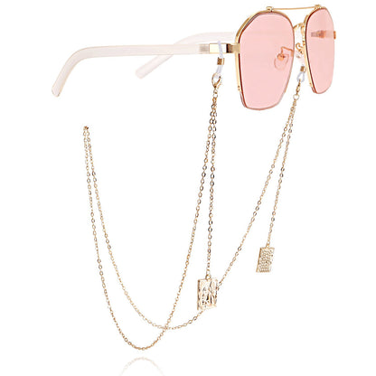 Jewelry acrylic glasses chain hanging chain glasses chain high sense mask chain ins mask chain
