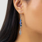 Jewelry Retro Ethnic Bergamot Eyes Tassel Earrings Simple Beaded Punk Long Earrings