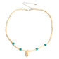 Jewelry White Rice Beads Turquoise Shell Necklace Ladies Fashion Temperament Short Necklace Clavicle Chain