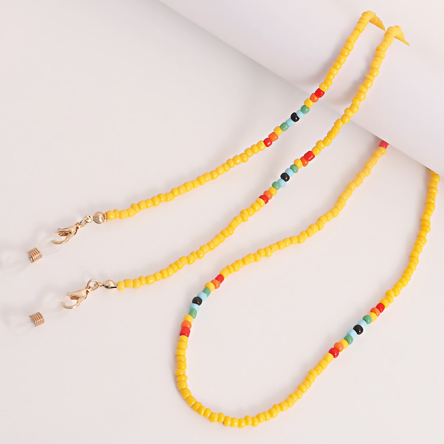 Accessories trend color rice beads glasses chain jewelry beaded accessories mask chain non-slip