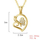 Jewelry Niche Design Butterfly Heart Pendant Necklace Female Animal Series Jewelry