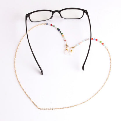 ins metal glasses chain simple mask chain fashion female glasses rope sunglasses anti-lost hanging neck chain accessories chain